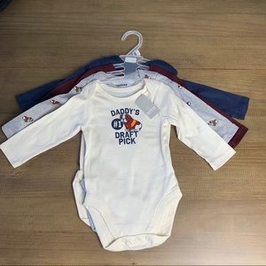 NWT Bundles Baby Place 4pc long sleeve onesie set